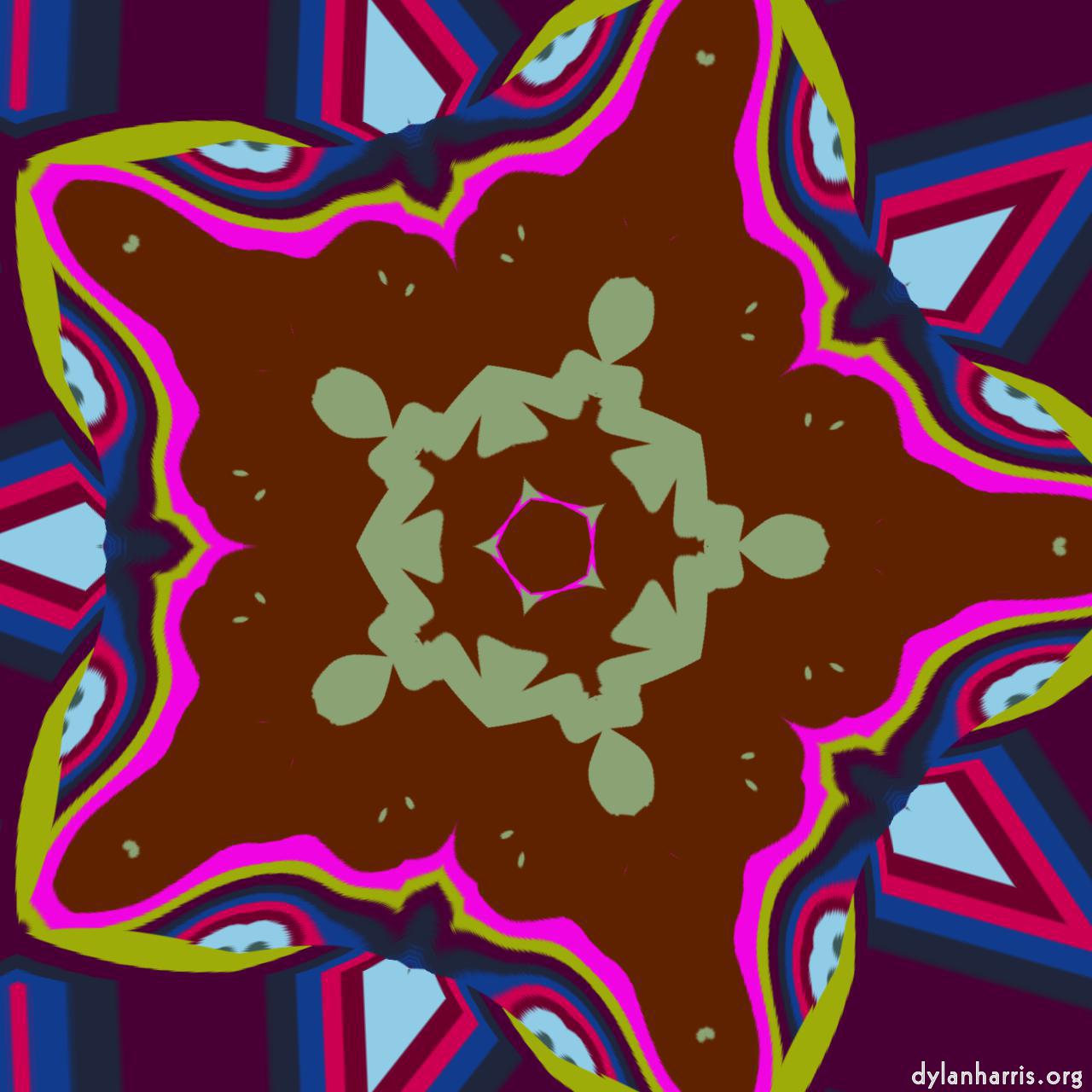 image: abstract circular :: penta star