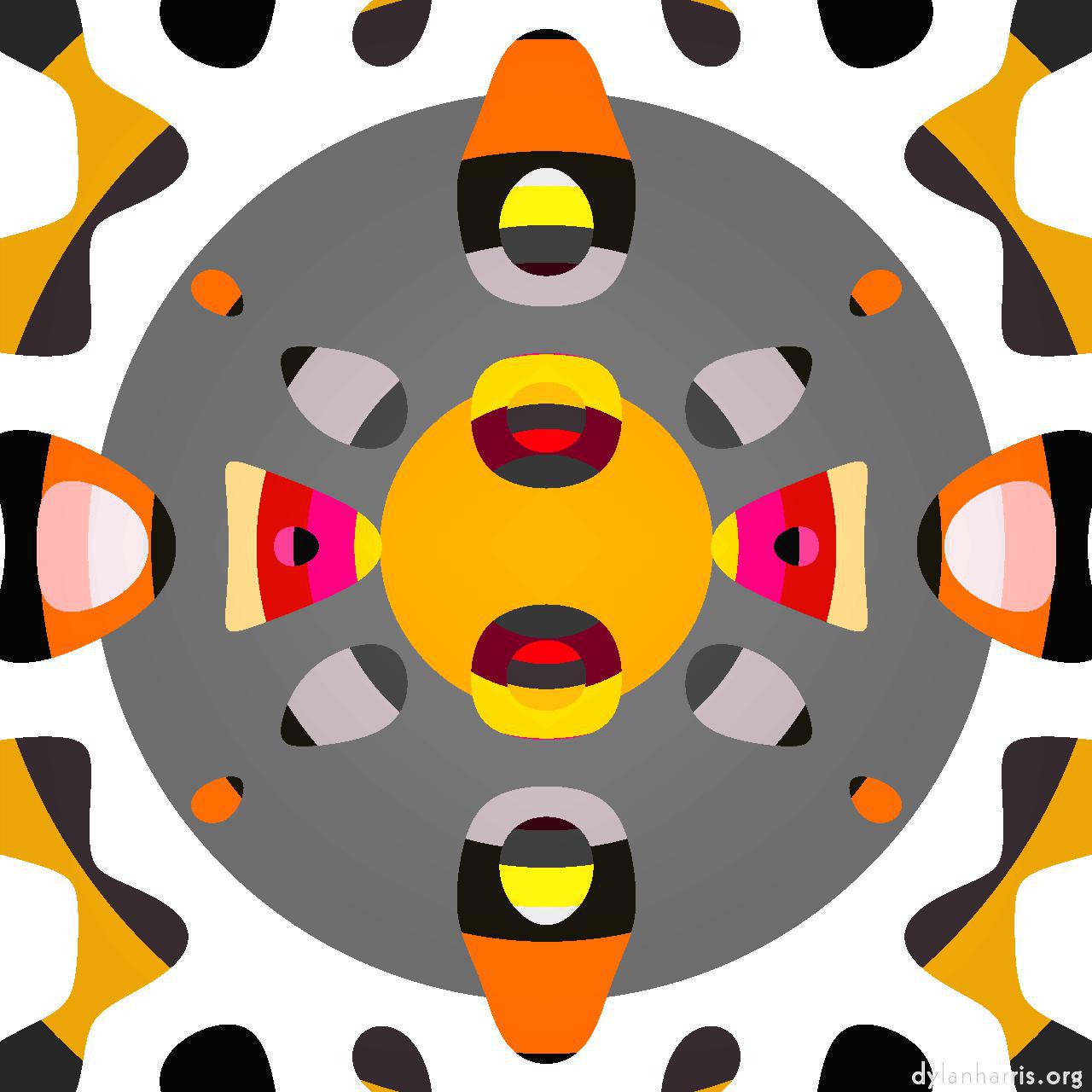 image: abstract circular :: test pattern 1