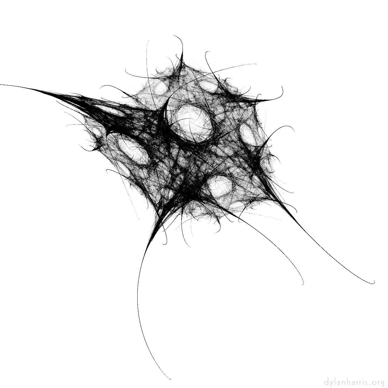 image: abstract general :: bw attractor 2