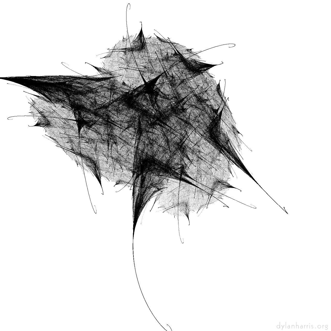 image: abstract general :: bw attractor 3