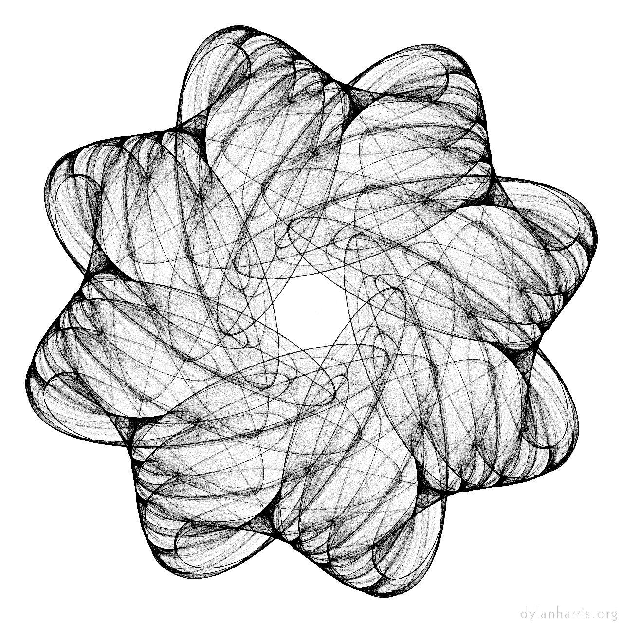 image: bw attractor :: sym chaos 3