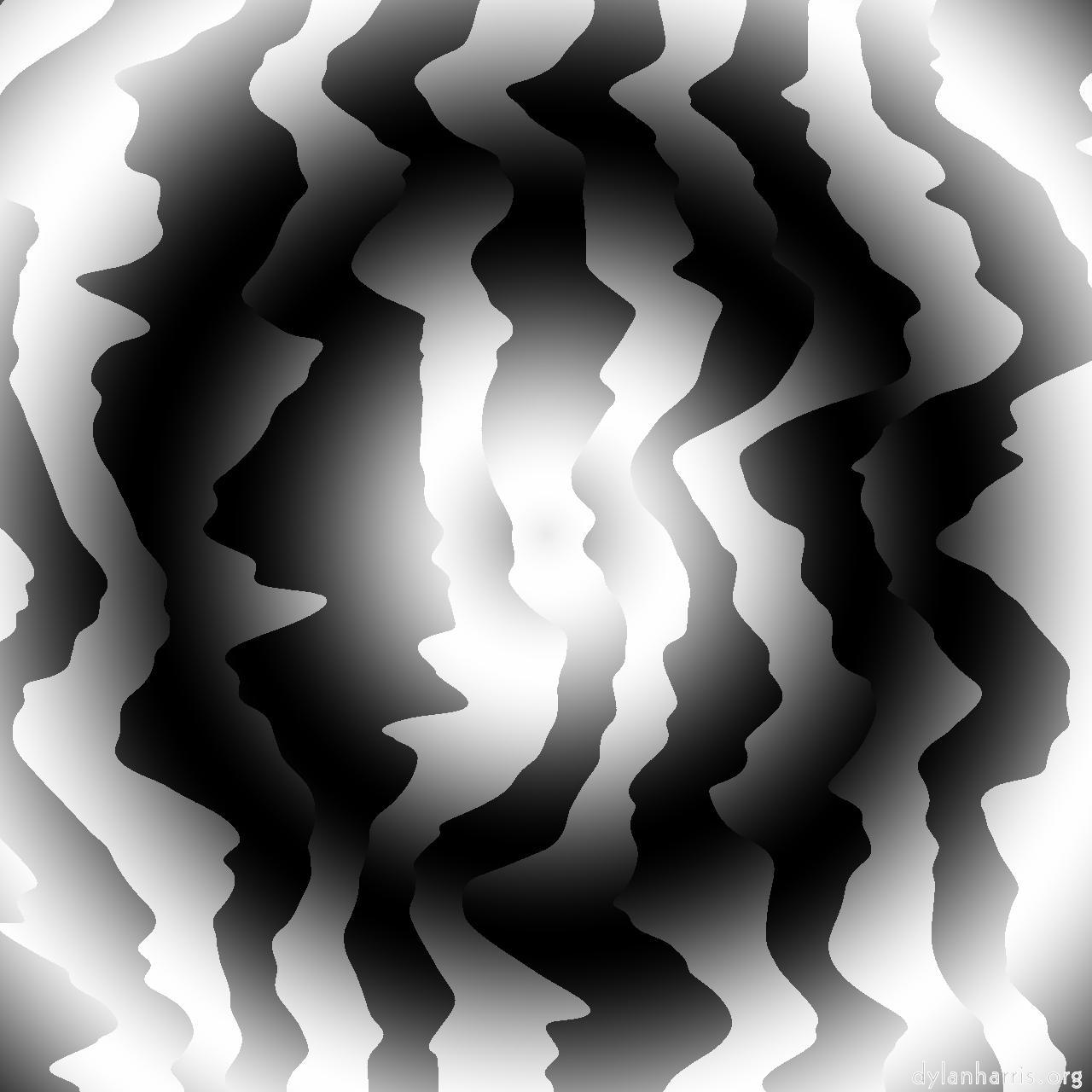 image: pen modulation 2 :: waves intersecting 1 circles
