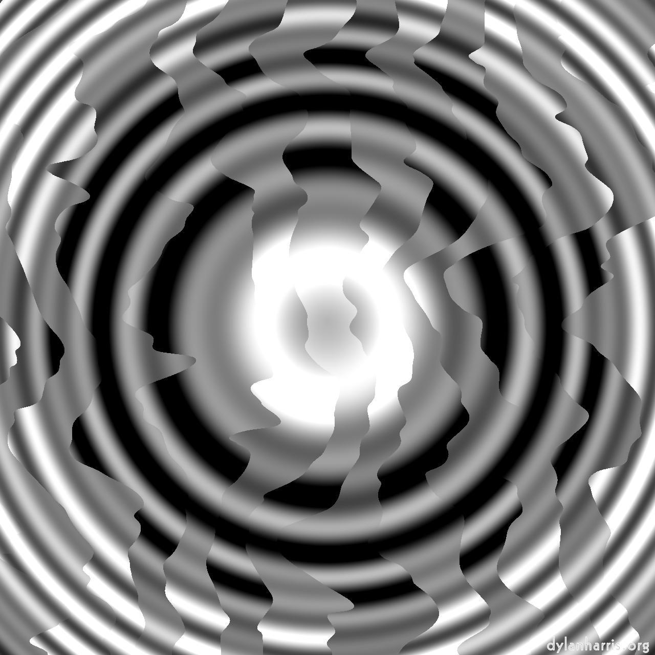 image: pen modulation 2 :: waves intersecting 2 circles