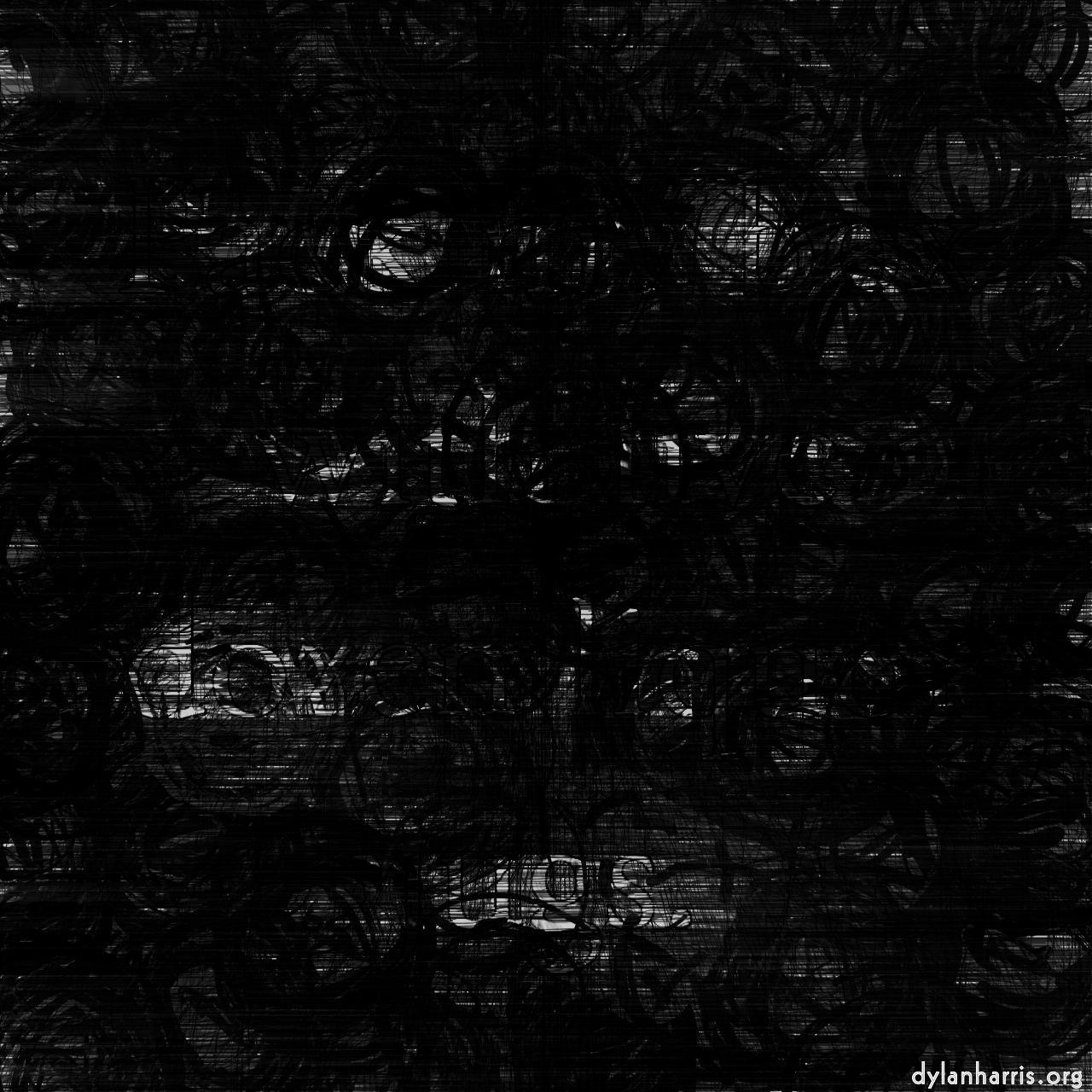 image: non-rep generative and abstract :: swirls and scribble sketch