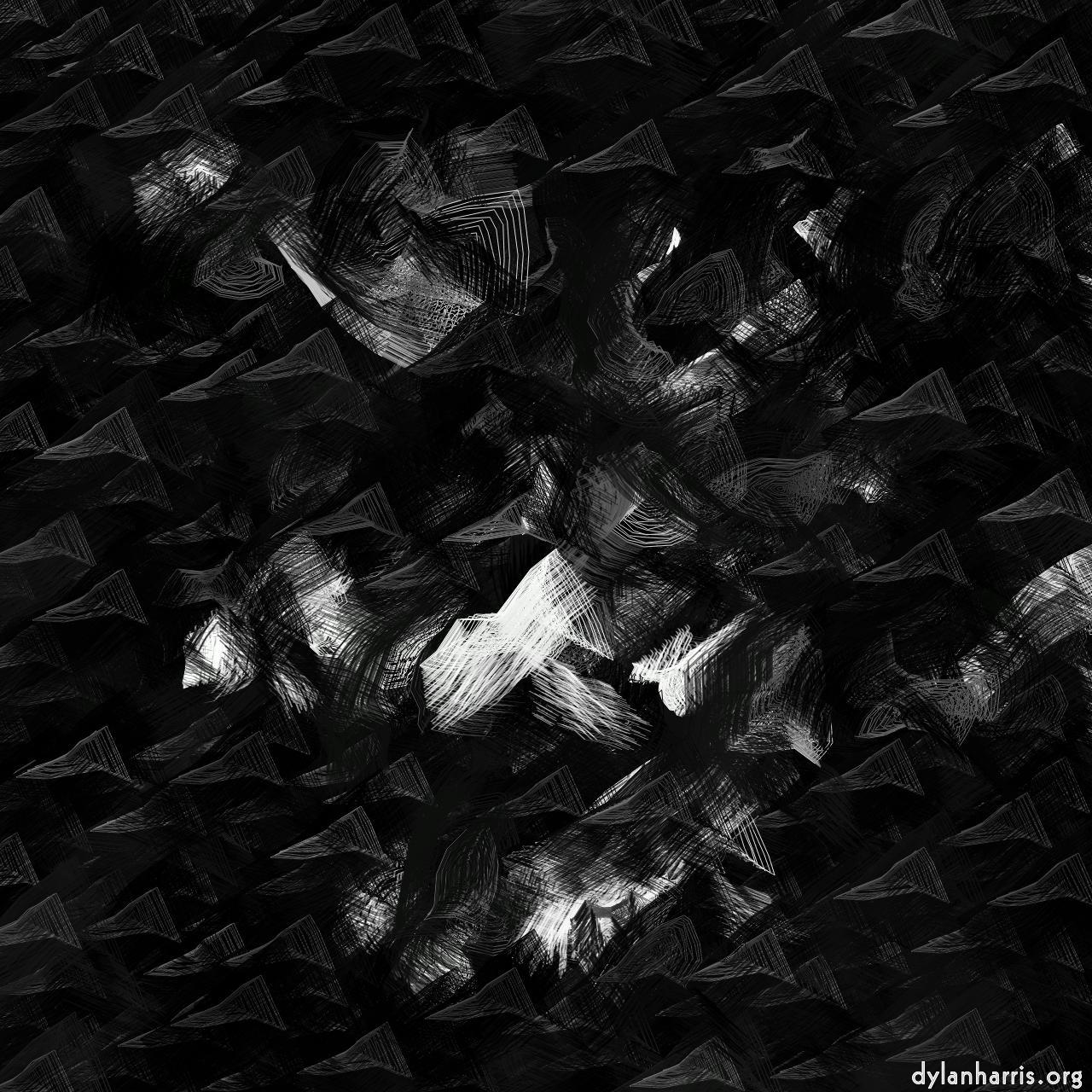 image: abstract natural media - vector :: diffuse sloppy triangle