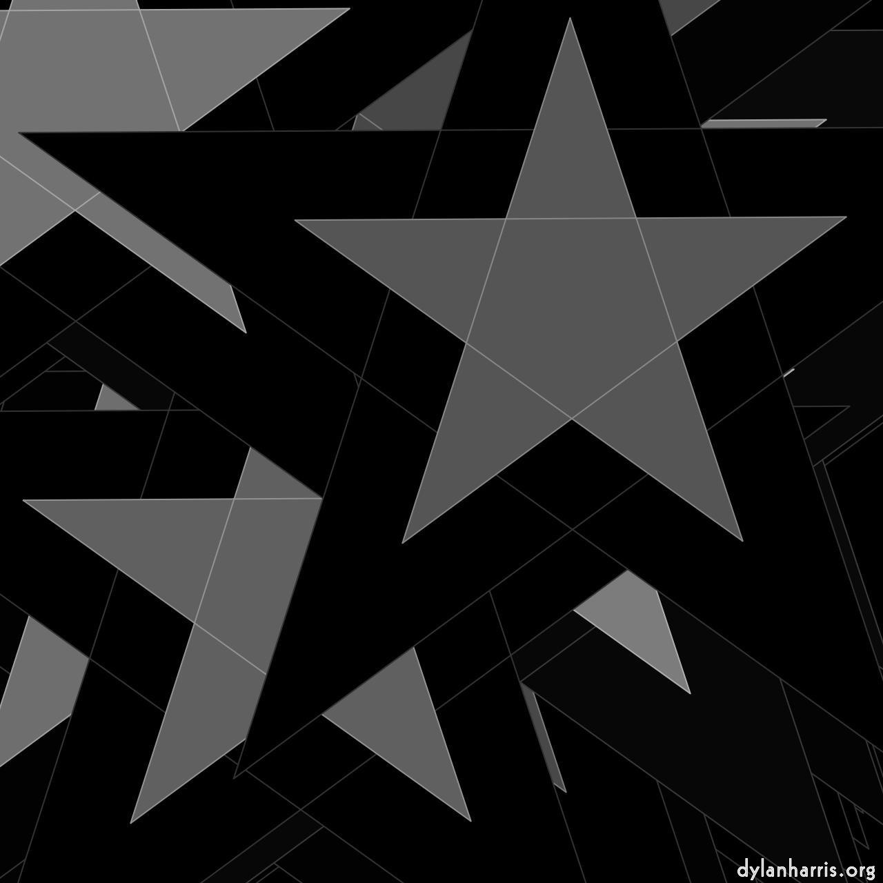 image: animated procedural :: star walk (use loop action)