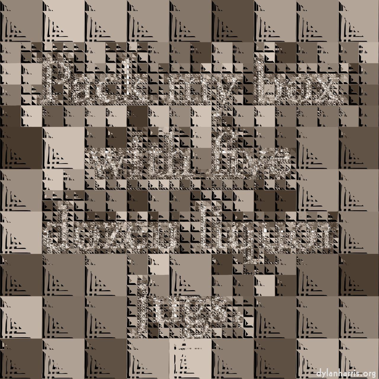 image: mosaic - vector (can adjust manually) :: chunky blocks palettise 3