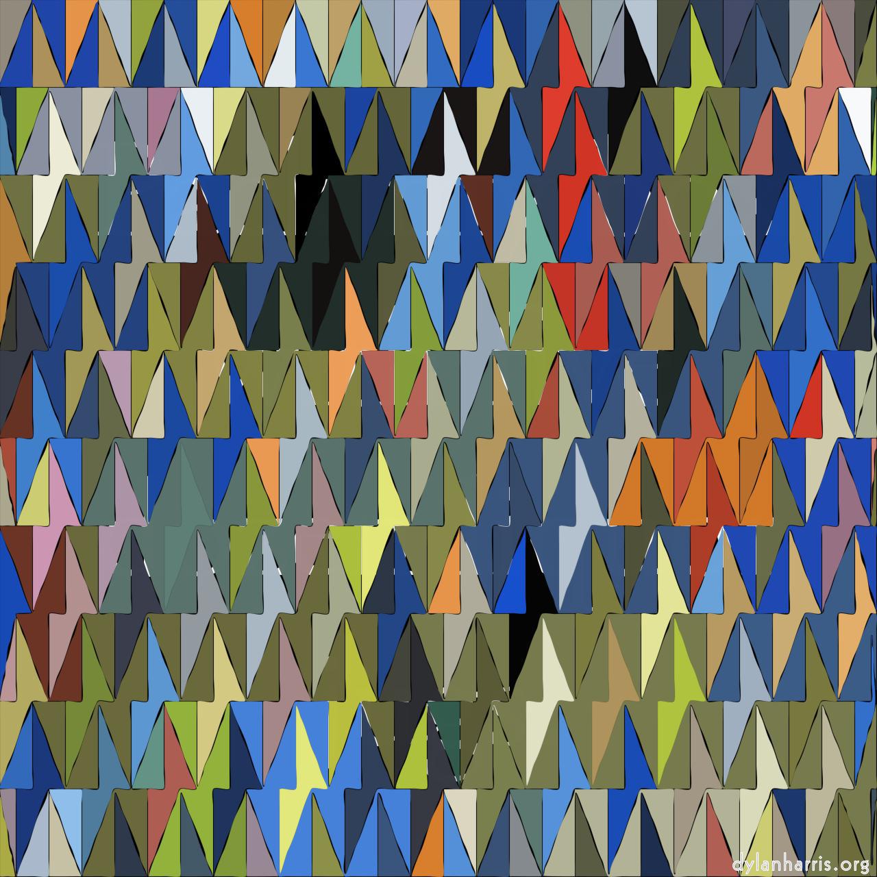 image: triangular abstract :: intelocking source palette