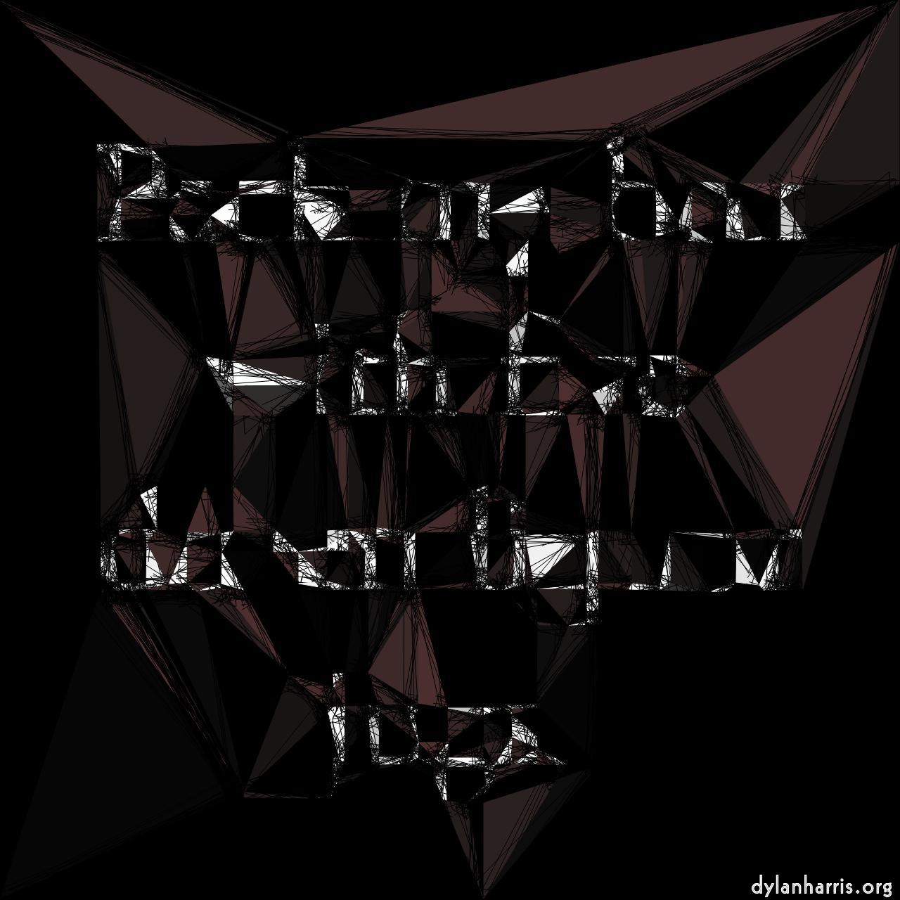 image: triangular abstract :: scribble block