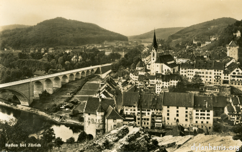 image: Postcard: Baden bei Zürich