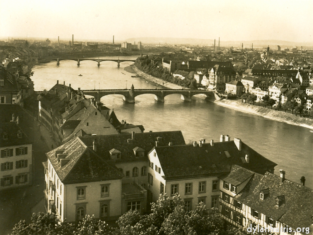image: The Rhine through Basel.