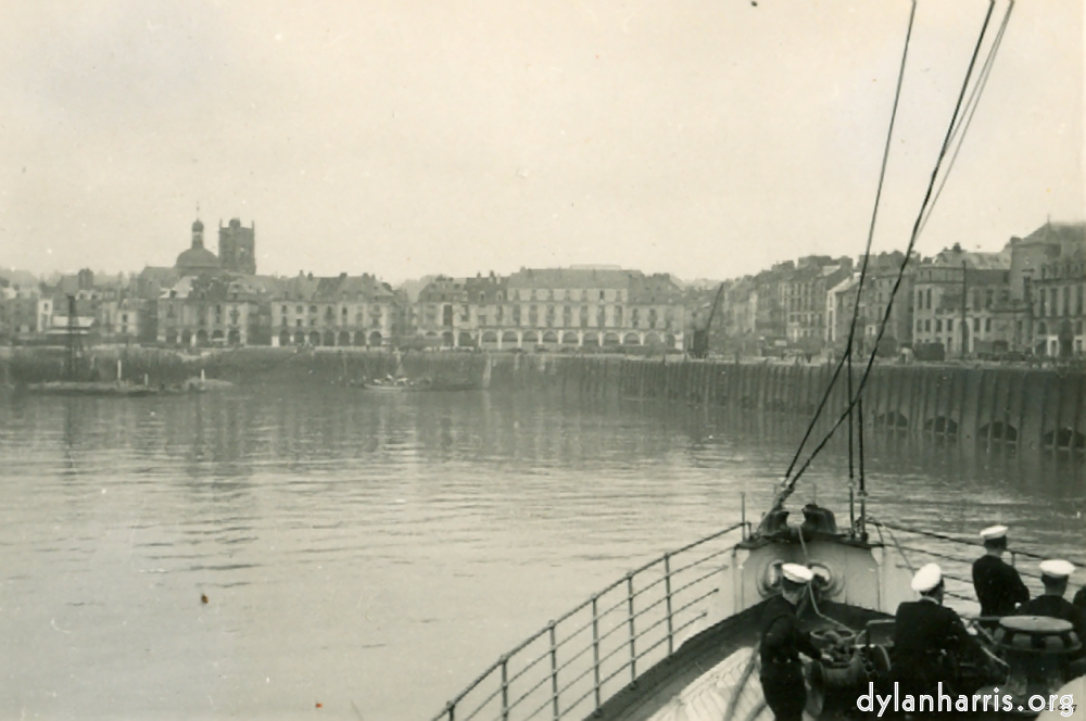 image: Dieppe Harbour from S.S. “Worthing”.