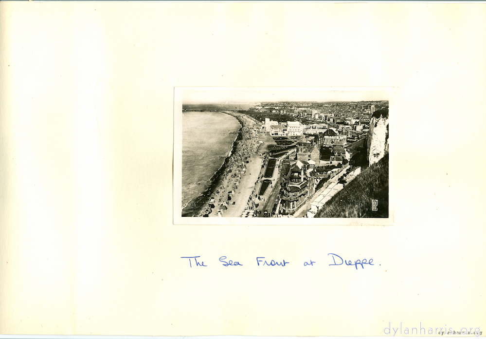 image: Postcard: The Sea Front at Dieppe.