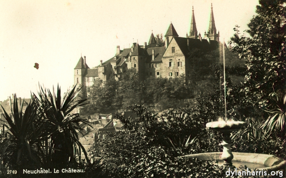 image: Postcard: 2749 Neuchâtel. Le Château. [[ The Castle. ]]