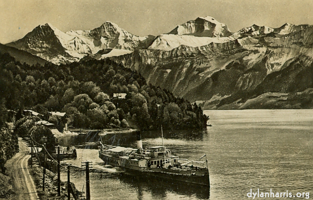 image: Postcard [[ Beatenbucht with Eiger, Më & Jungfrau. ]]