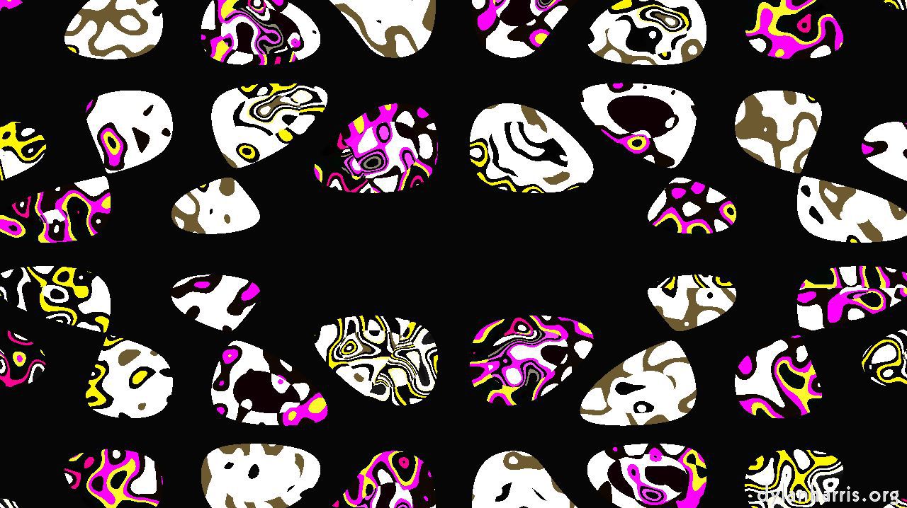 image: pattern :: blobsonblack