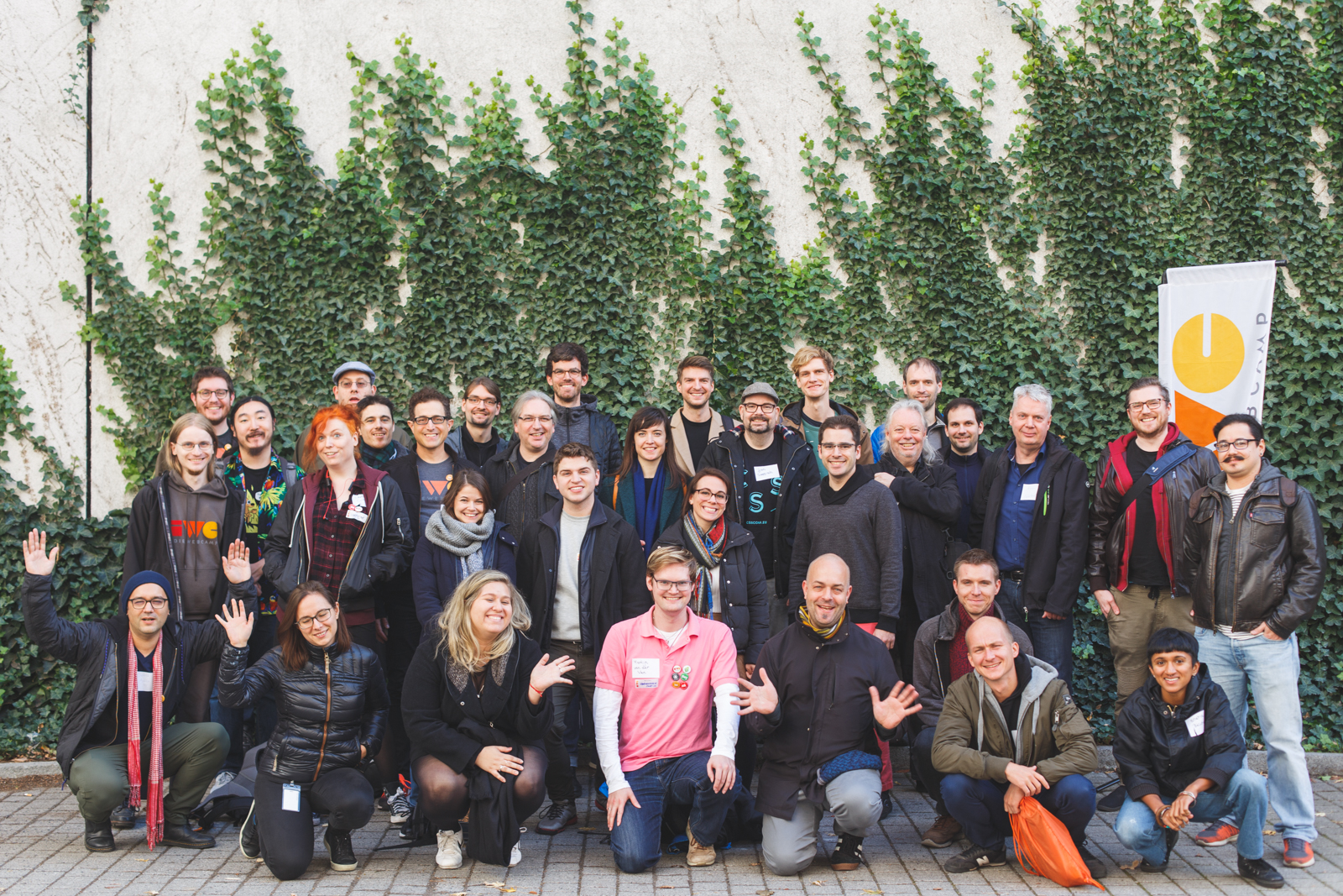 group photo from indiewebcamp berlin, not taken by me