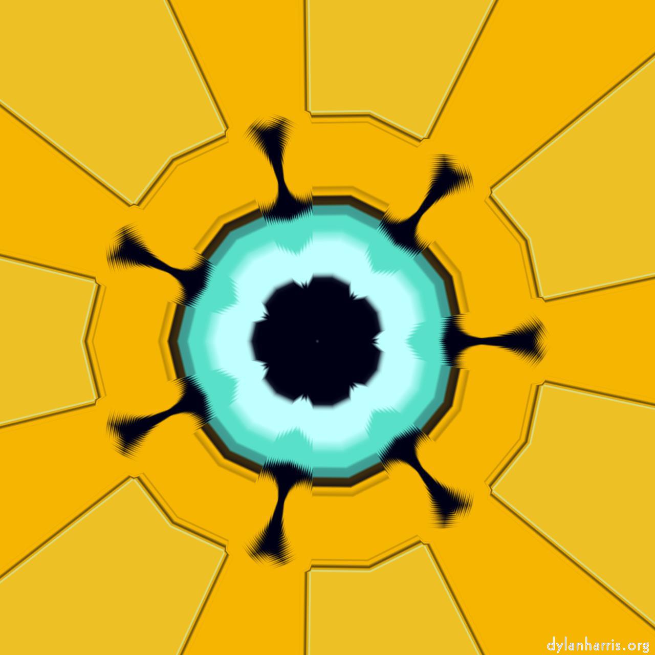 image: abstract circular :: star 9 sym