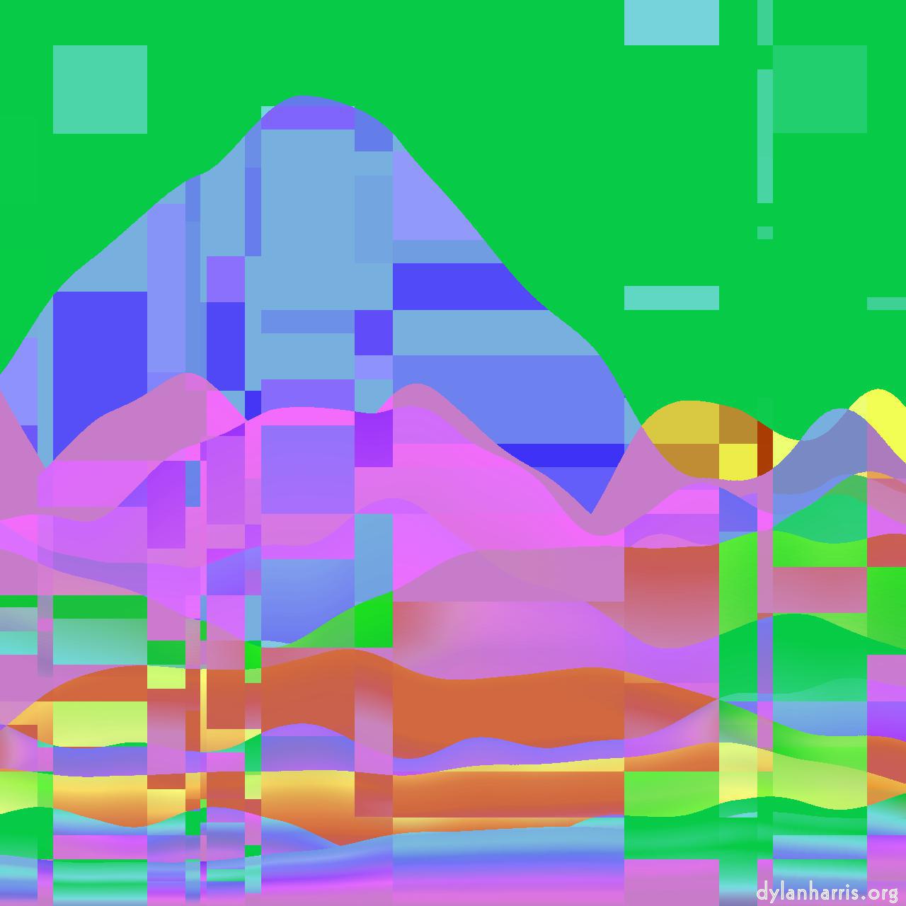 image: shapes :: mountain grid