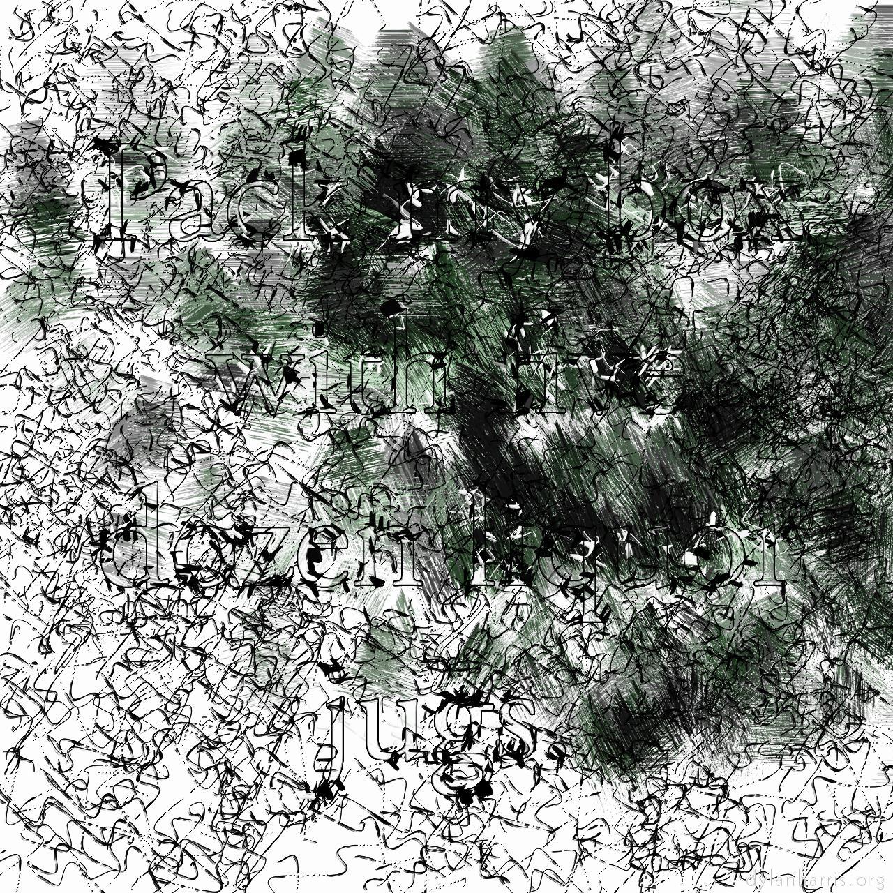 image: non-rep generative and abstract :: oil splatter