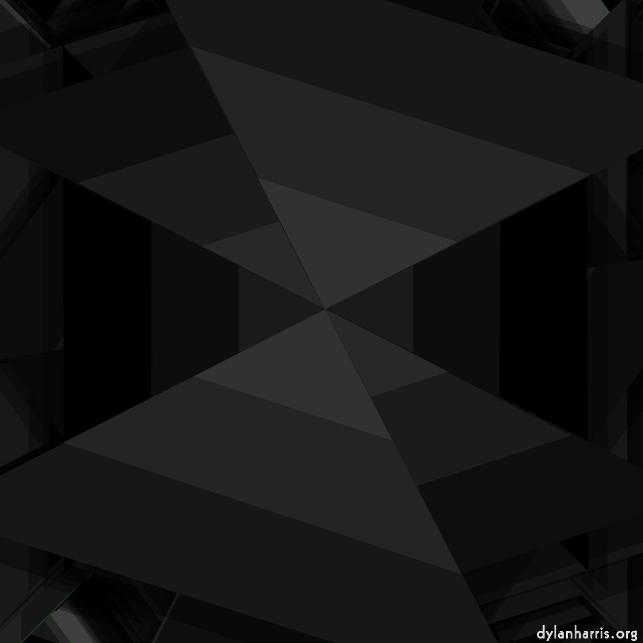 image: animated procedural :: double triangle