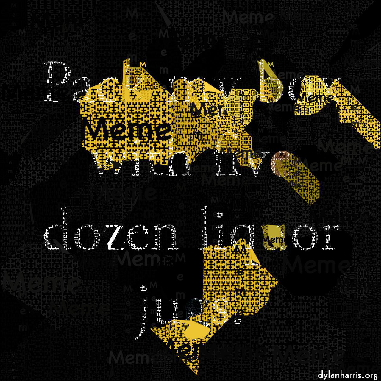 mosaic for source with white backgrounds :: large cell with pattern and text