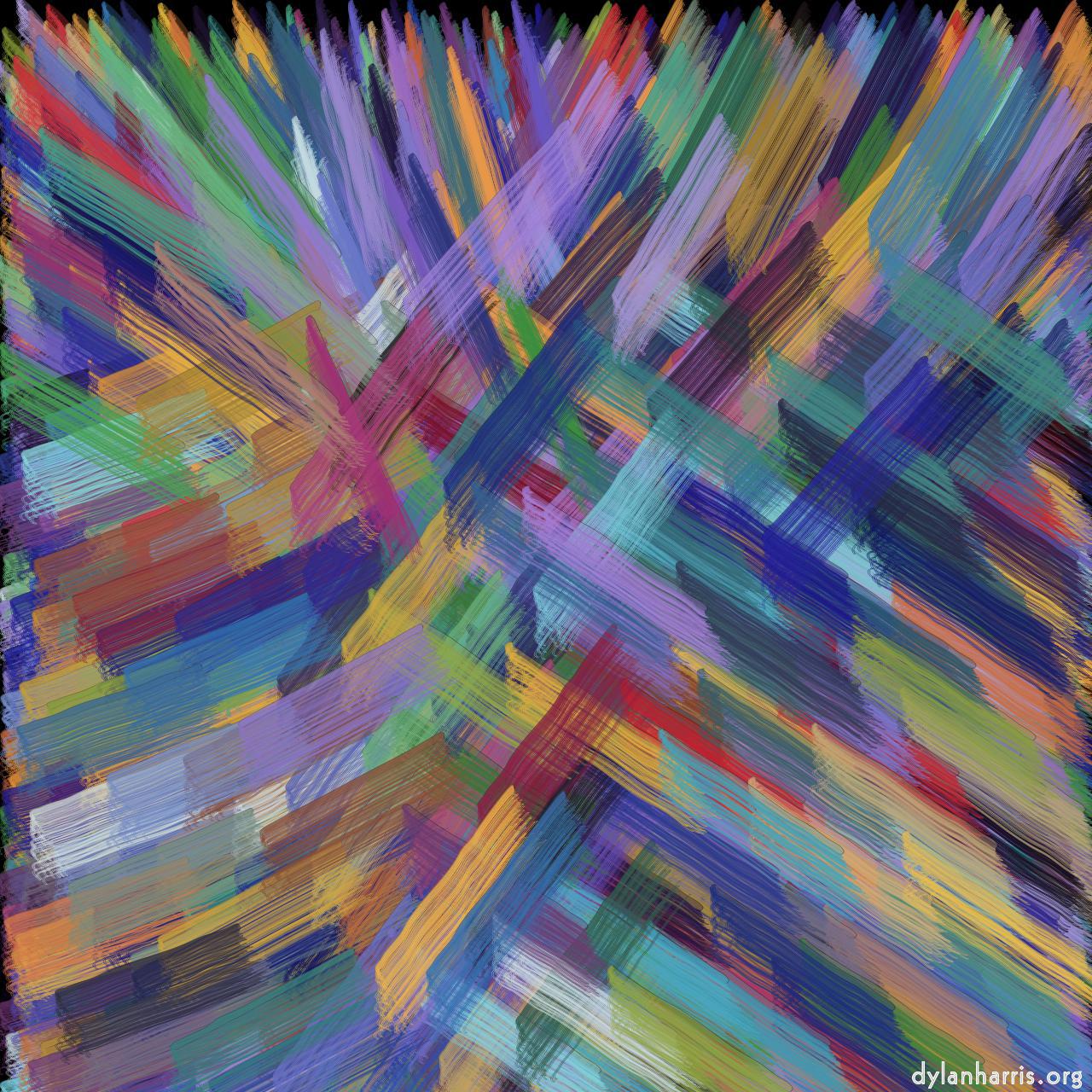 image: oils vector :: palettised colour wide brush
