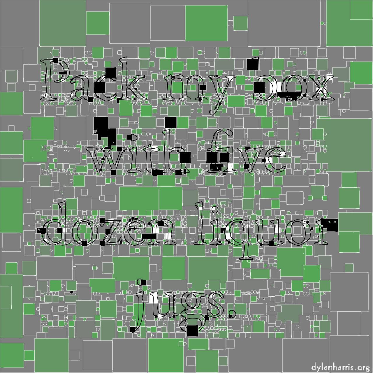 image: mosaic :: close pack square