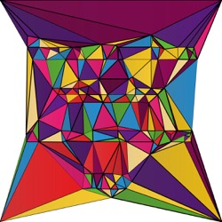 image from triangular abstract