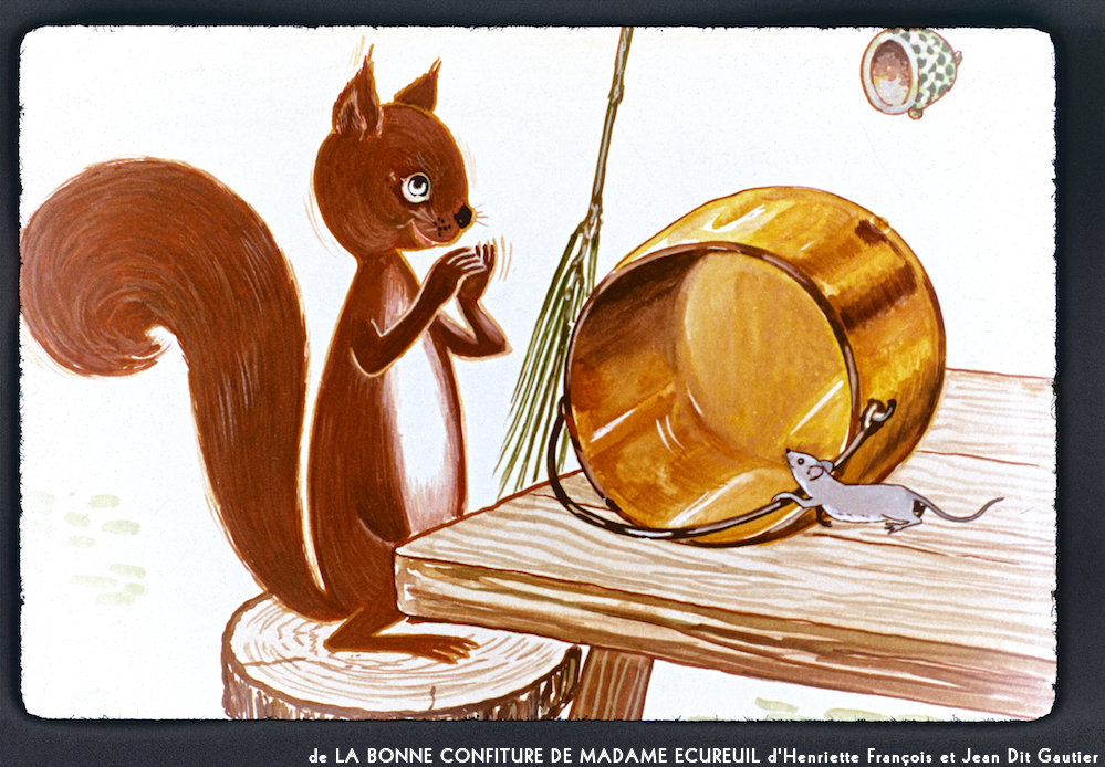 image: Voici ‘la bonne confiture de madame ecureuil 12’.