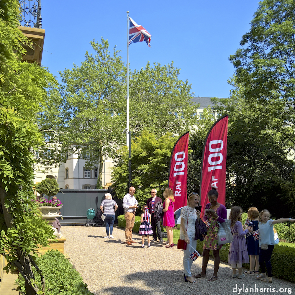 the entrance to the not-a-fete