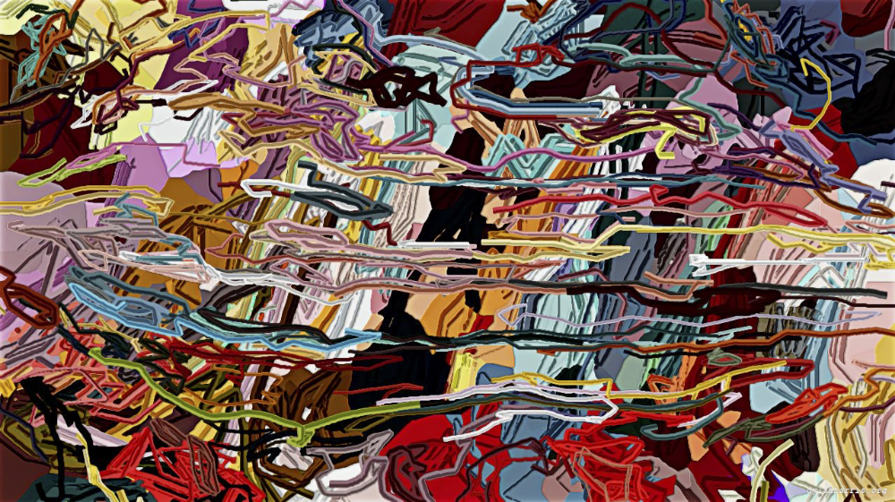 Image 'reflets — paint action sequence — abstraction extreme 6'.