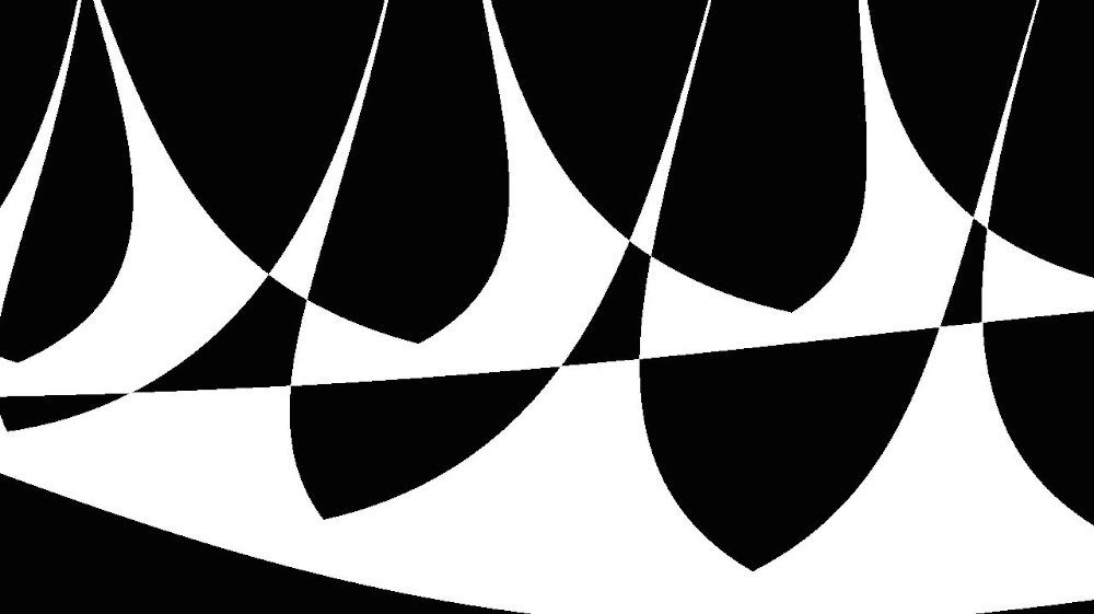 Image 'reflets — msg — abstract attractors black & white 1 7'.