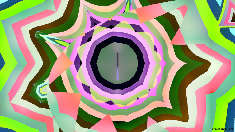 Image 'reflets — msg — abstract broken circle symmetry 1'.