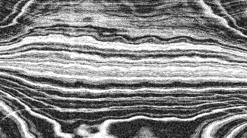 Image 'reflets — paint synthesiser classic — 3.5 collection BW hatching 1 5'.
