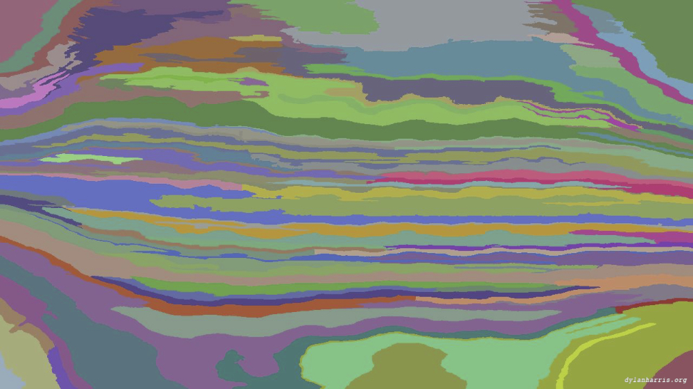 Image 'reflets — paint action sequence — effects that process canvas 2'.