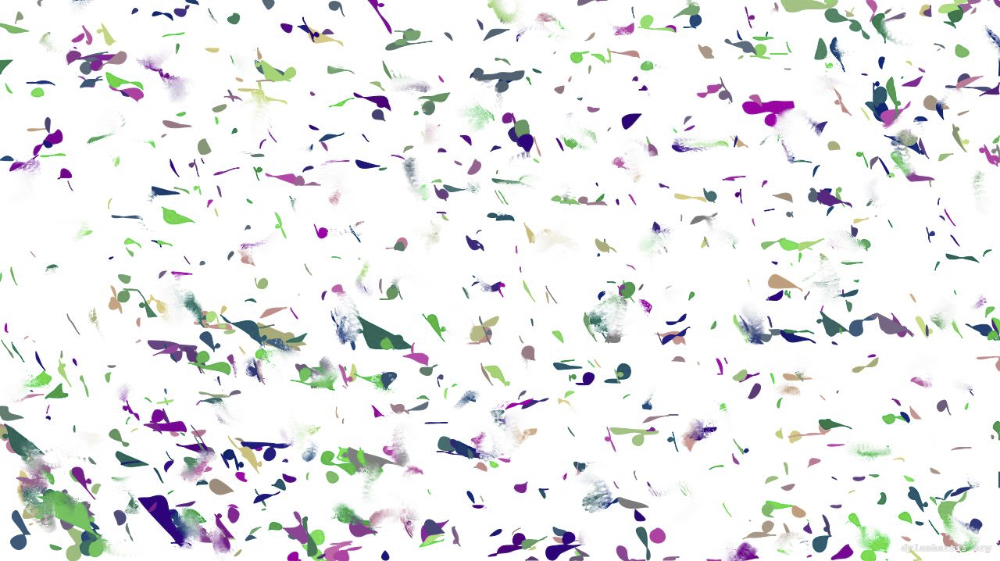 Image 'reflets — paint action sequence — generative animate process 2'.