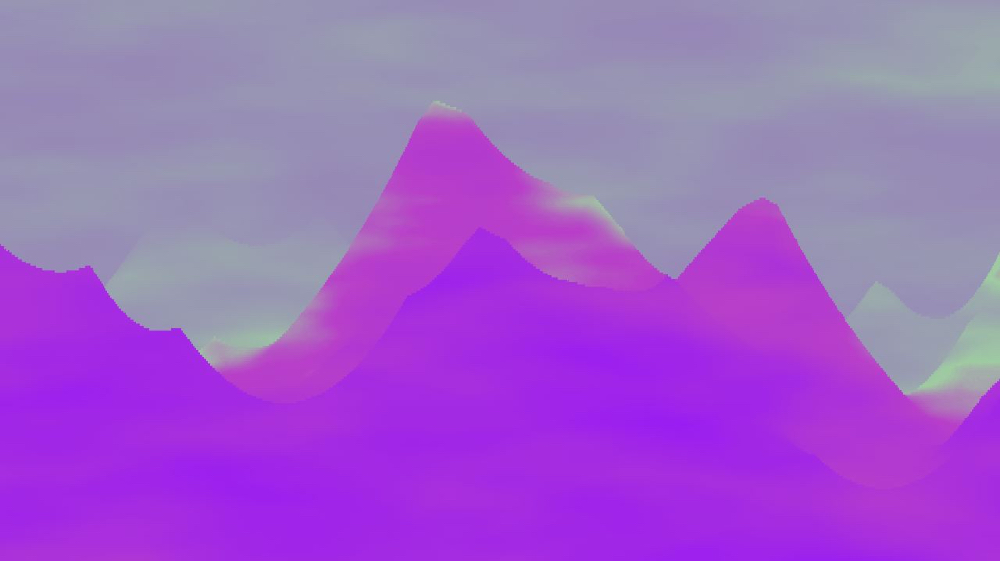 Image 'reflets — msg — abstract mountain 1 4'.