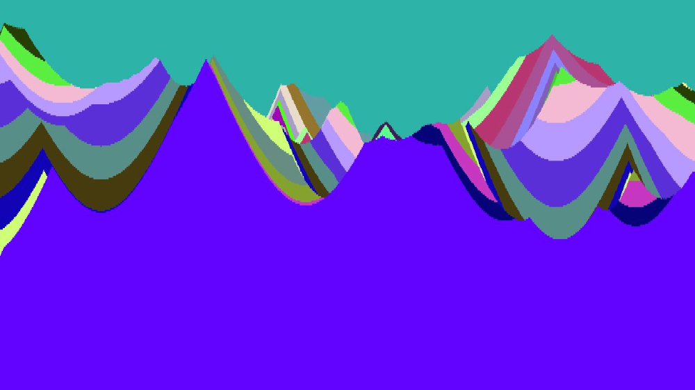 Image 'reflets — msg — abstract mountain 1 7'.