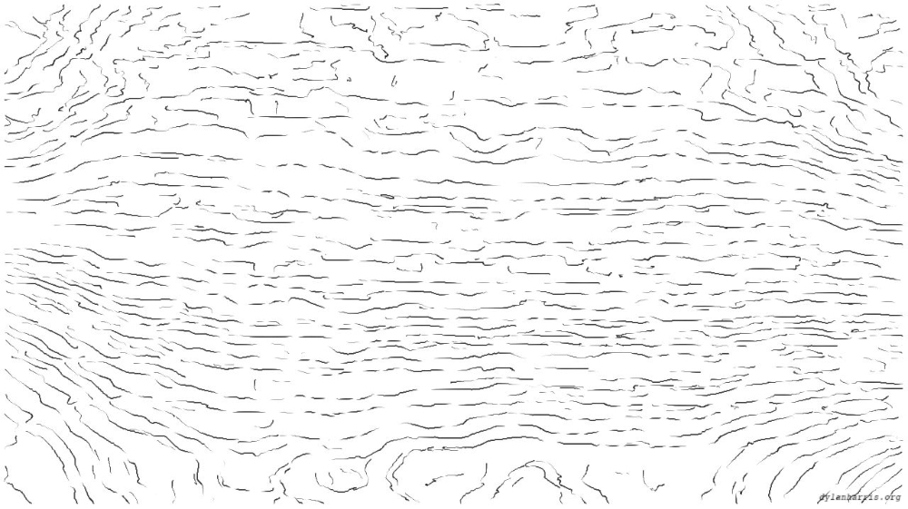 Image 'reflets — paint action sequence — outlines 1'.