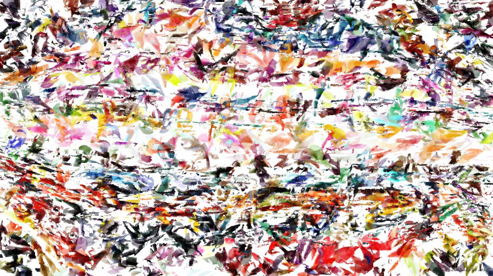 Image 'reflets — paint action sequence — paint 2'.