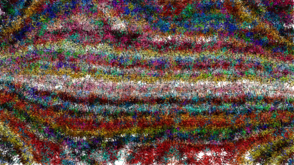 Image 'reflets — paint synthesiser classic — default threads 3'.