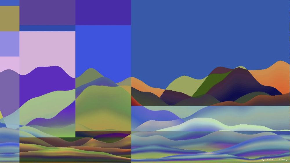 Image 'reflets — msg — abstract 1 vert mountains 1 5'.