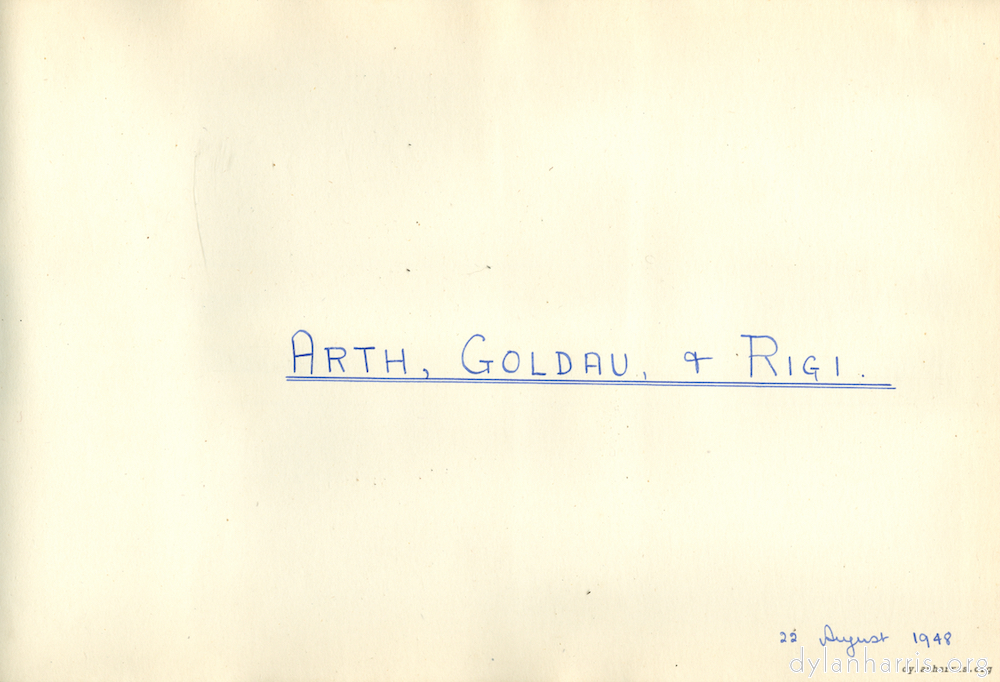 image: Arth, Goldau und Rigi. 22 August 1948