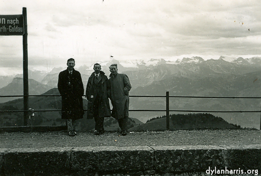 image: Les,Self, Phil & the Alps.
