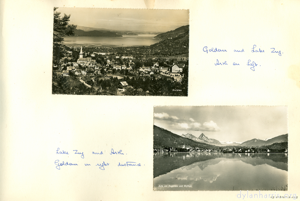 image: Arth, Goldau und Lake Zug.