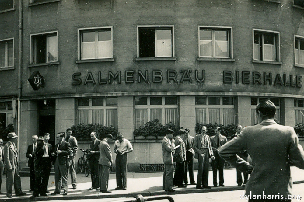 image: The Salmenbr*auml;u Bierhalle, Baden, where B.B.C. stood us lunch.