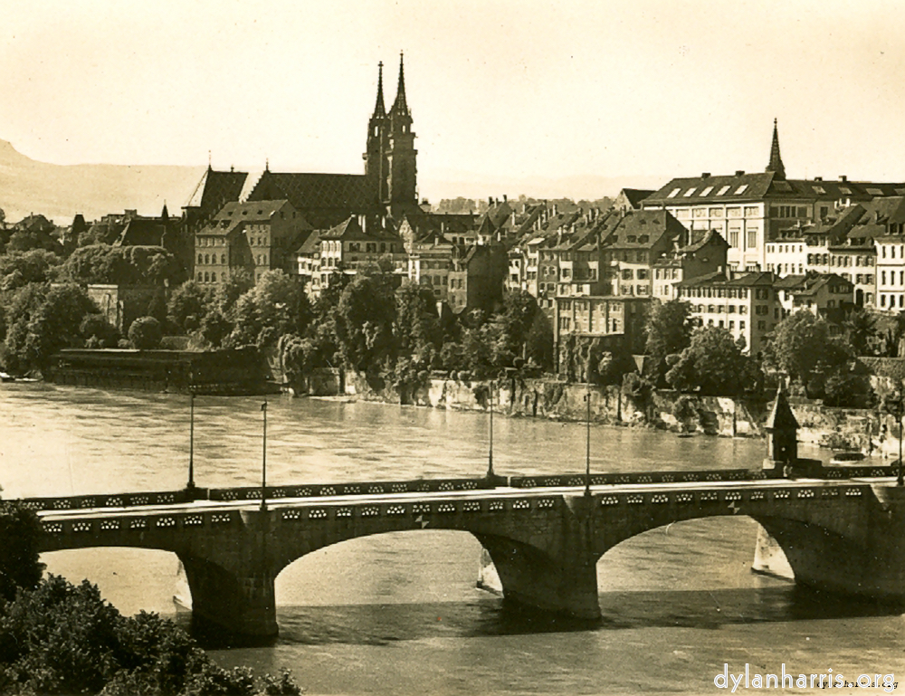image: Rhine Bridge & Cathedral.