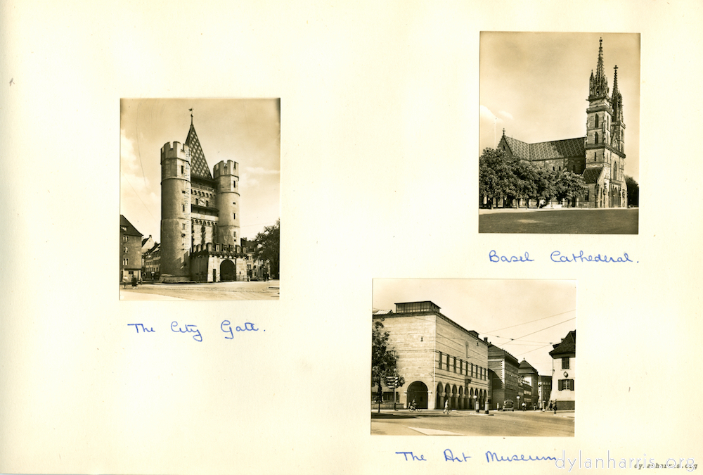 image: Postcards of Basel.