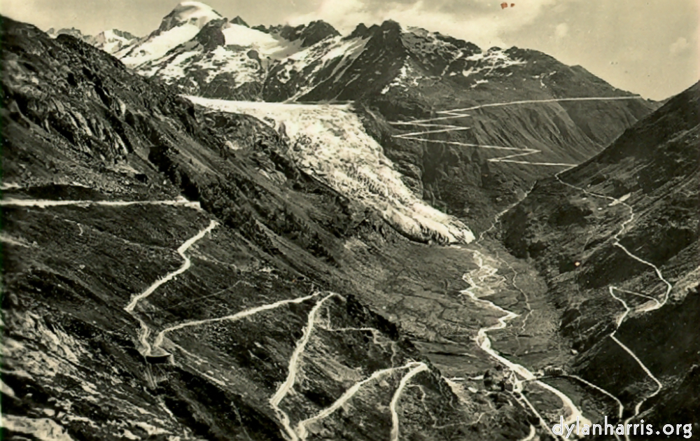 Image: Postcard [[ The Grimsell Pass. Gletsch. Furka Pass. ]]